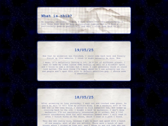 journal screenshot