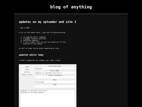 entries/updates-on-uploader-and-site-2_05-06-2026 screenshot