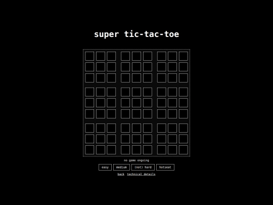 games/superttt screenshot