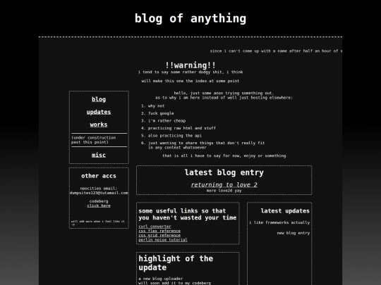 index screenshot