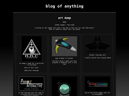 works/artdump screenshot