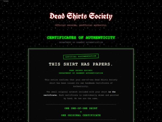 Archiv/COAs/COAs screenshot