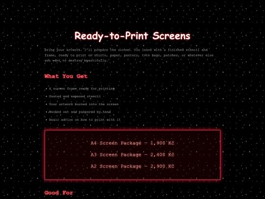 screens screenshot