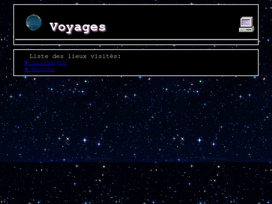 voyages screenshot