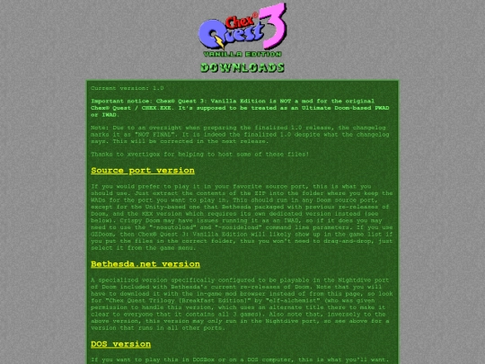 chex3v/downloads screenshot