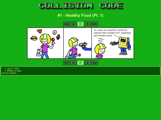 collision-code-comic/latest screenshot