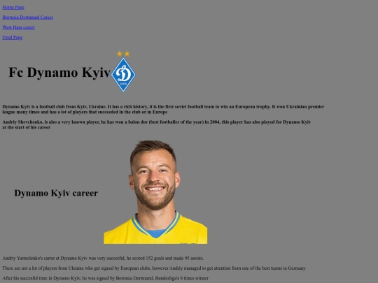 DynamoKyiv screenshot