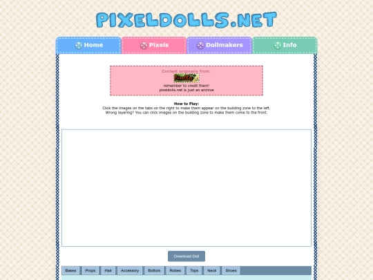 dollmakers/hp screenshot