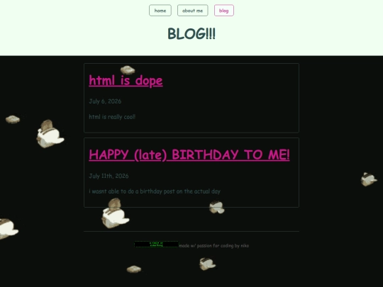blog screenshot