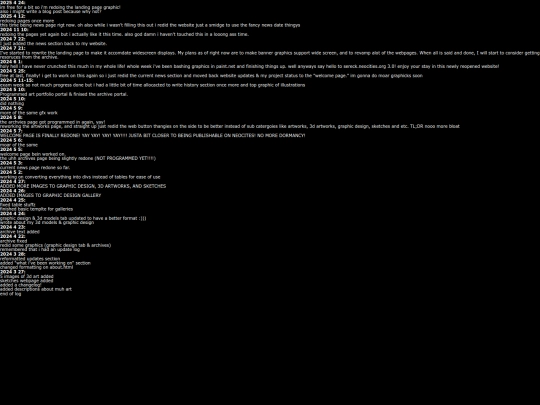 updates screenshot