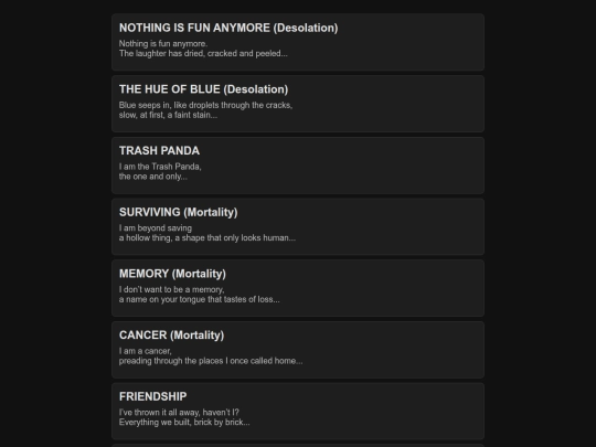 index screenshot