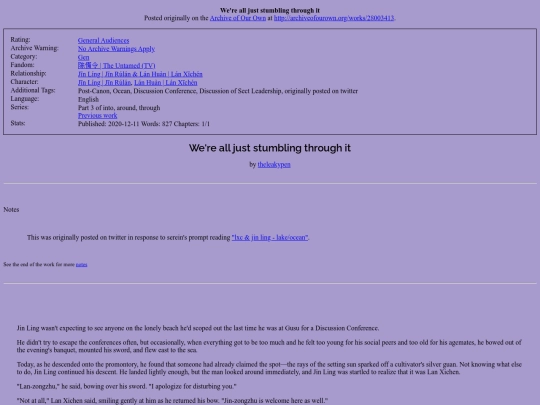 Were all just stumbling screenshot