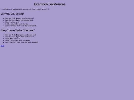 pronouns screenshot