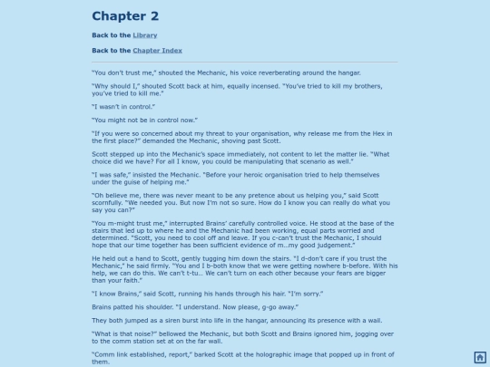 fanfiction/multichap/antivenom/chapter_2 screenshot