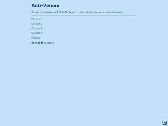 fanfiction/multichap/antivenom screenshot