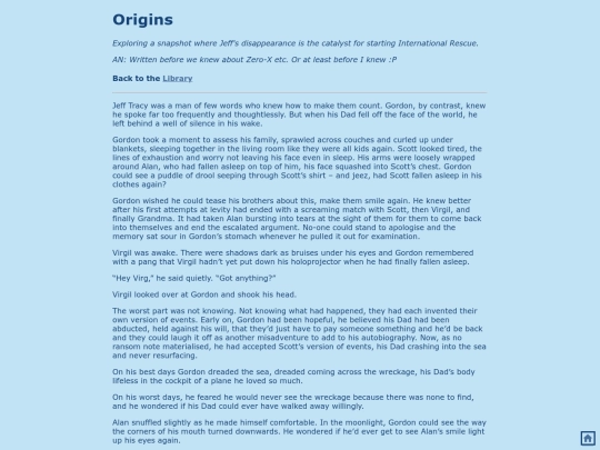fanfiction/oneshots/origins screenshot