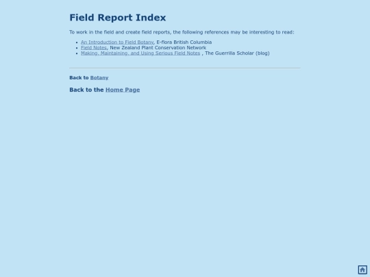 learning/botany/field_reports screenshot