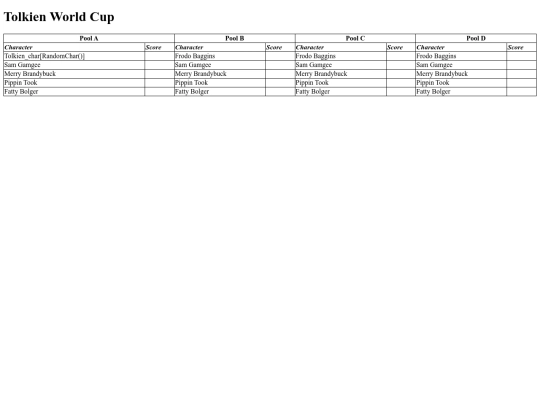 tournament screenshot