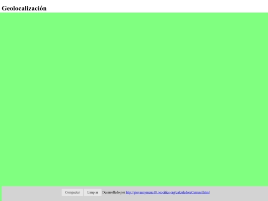 rutasgeolocalizadaenGoogleMaps screenshot