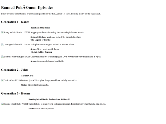 pages/banned-episodes screenshot