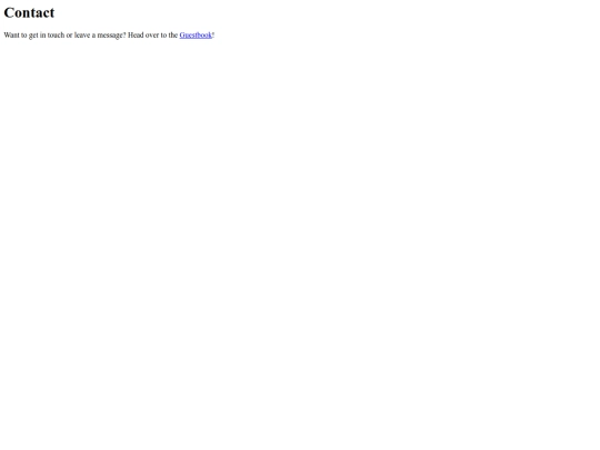 pages/contact screenshot