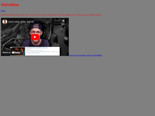 YouTubers/milan screenshot