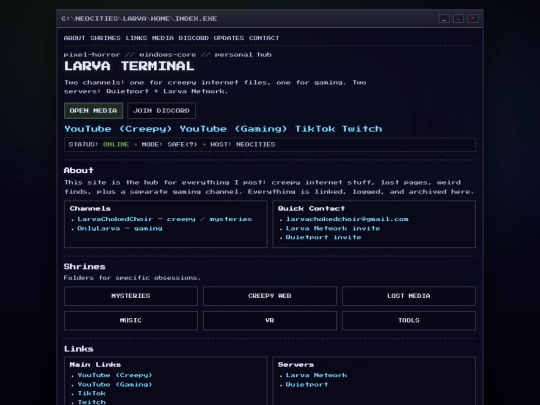 index screenshot