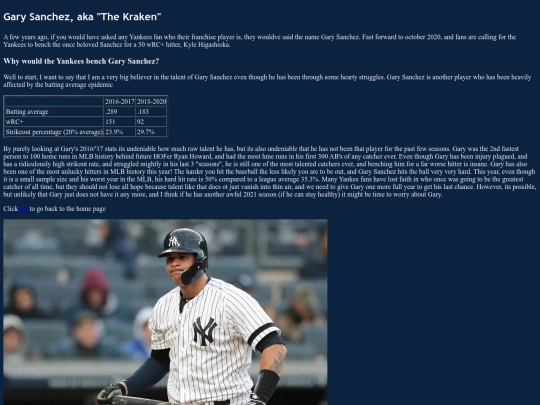Gary Sanchez screenshot