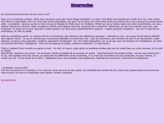 poems/resurrection screenshot