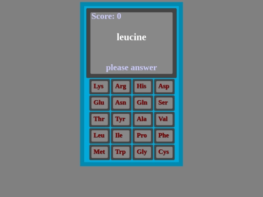 games/aminoacids screenshot