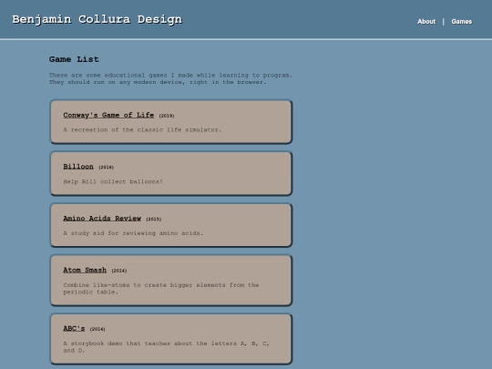 games screenshot