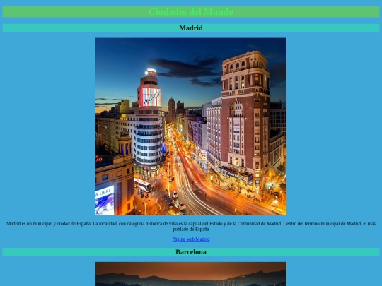 CIUDADES/lasmejoresciudades screenshot