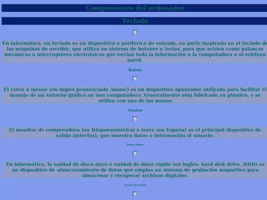 componentes/componentes screenshot