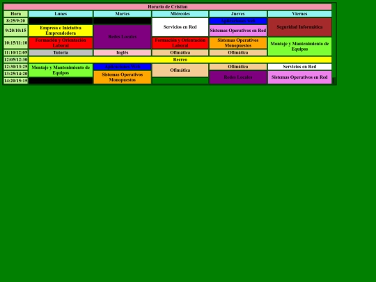 horario/horarioweb screenshot