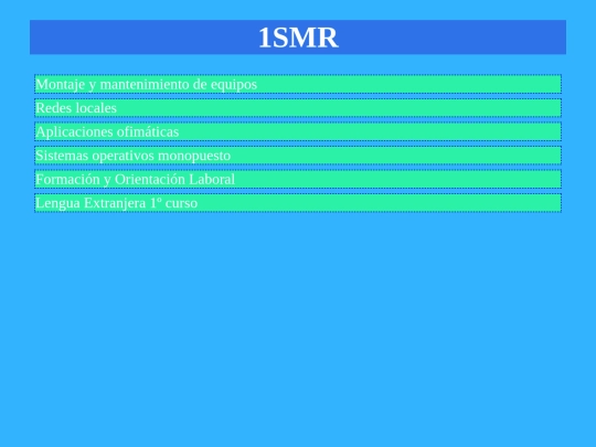 informatica/1smr screenshot