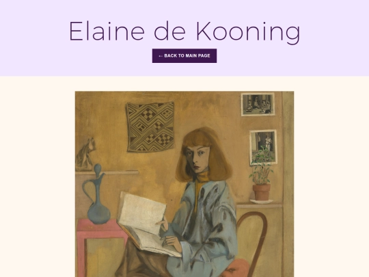 artists/dekooning screenshot