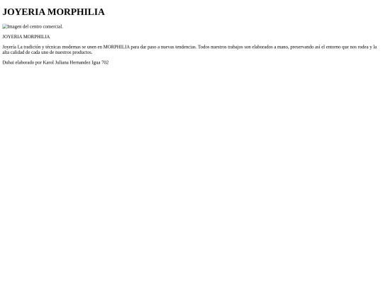 JOYERIA MORPHILIA screenshot