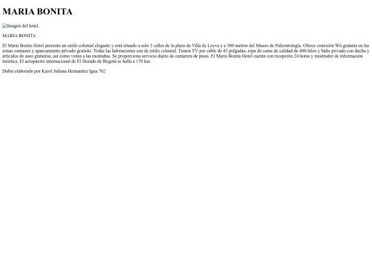 MARIA BONITA screenshot