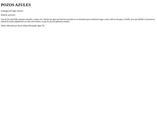 POZOS AZULES screenshot