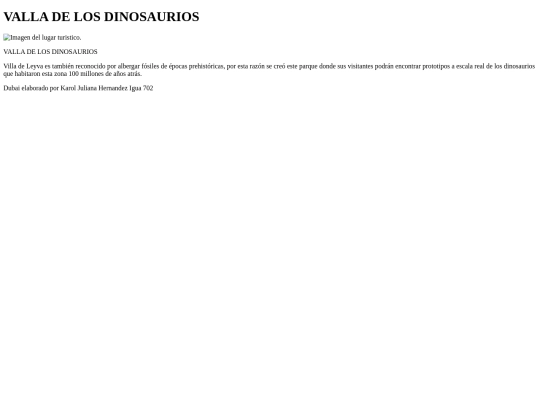 VALLA DE LOS DINOSAURIOS screenshot