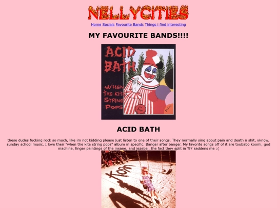 favbands screenshot