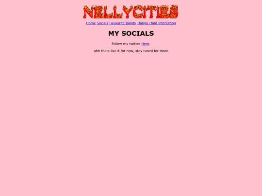 socials screenshot
