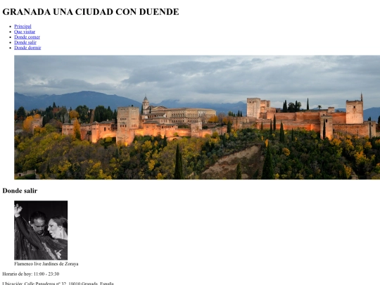 GRANADA/Donde salir screenshot