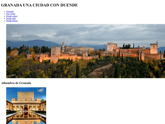 GRANADA/Que visitar screenshot