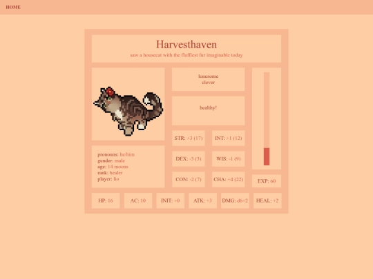 harvest screenshot
