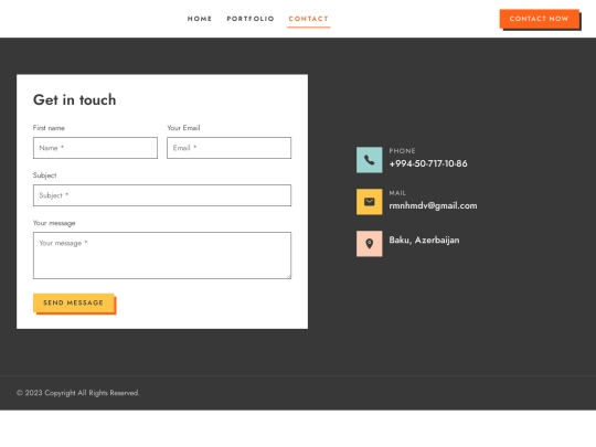 contact screenshot