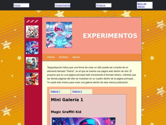 Experimentos/posts/La Galeria screenshot