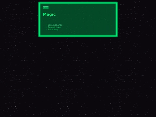magic screenshot