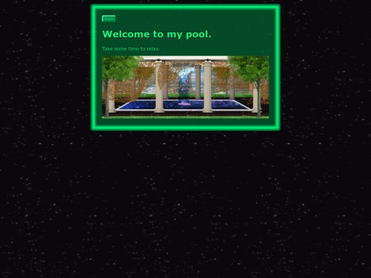 personal/my-pool screenshot