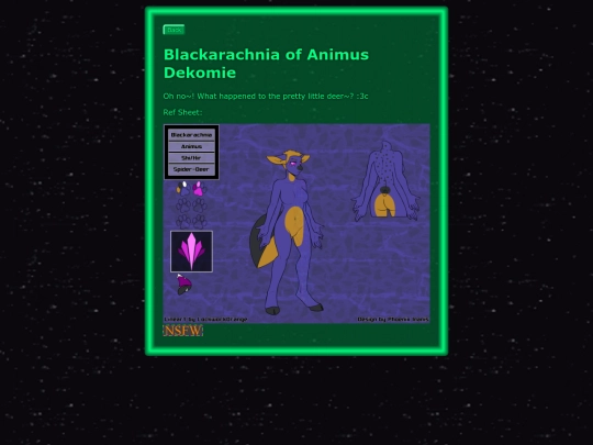 transformers/faeformers/characters/blackarachnia-ad screenshot
